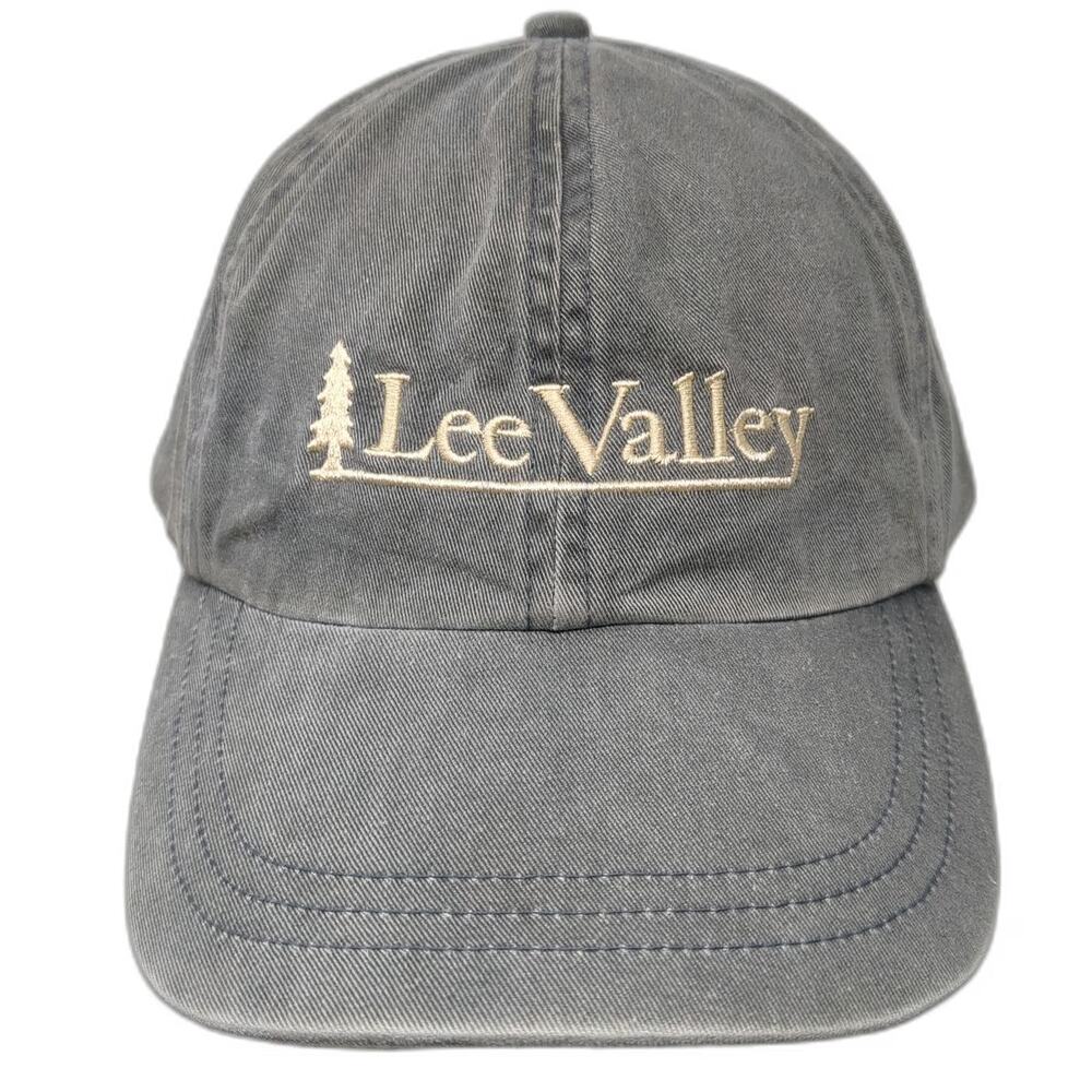 KP Baseball Cap Gray One Size Lee Valley Tools Tree Embroidery Slideback hat